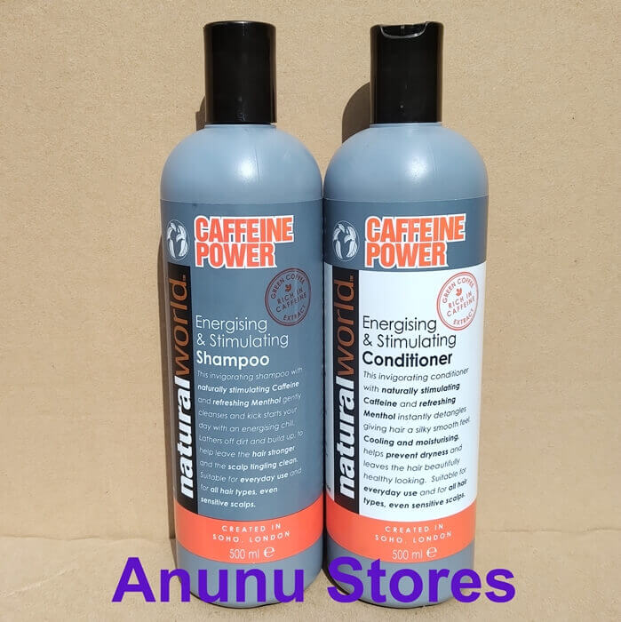 Natural World Caffeine Power Haircare Products